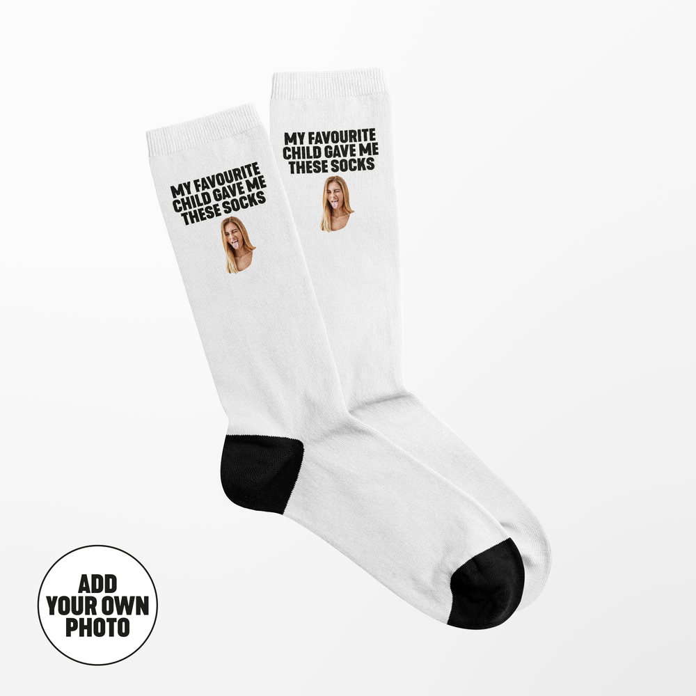 Favourite Child Photo Socks #2 image